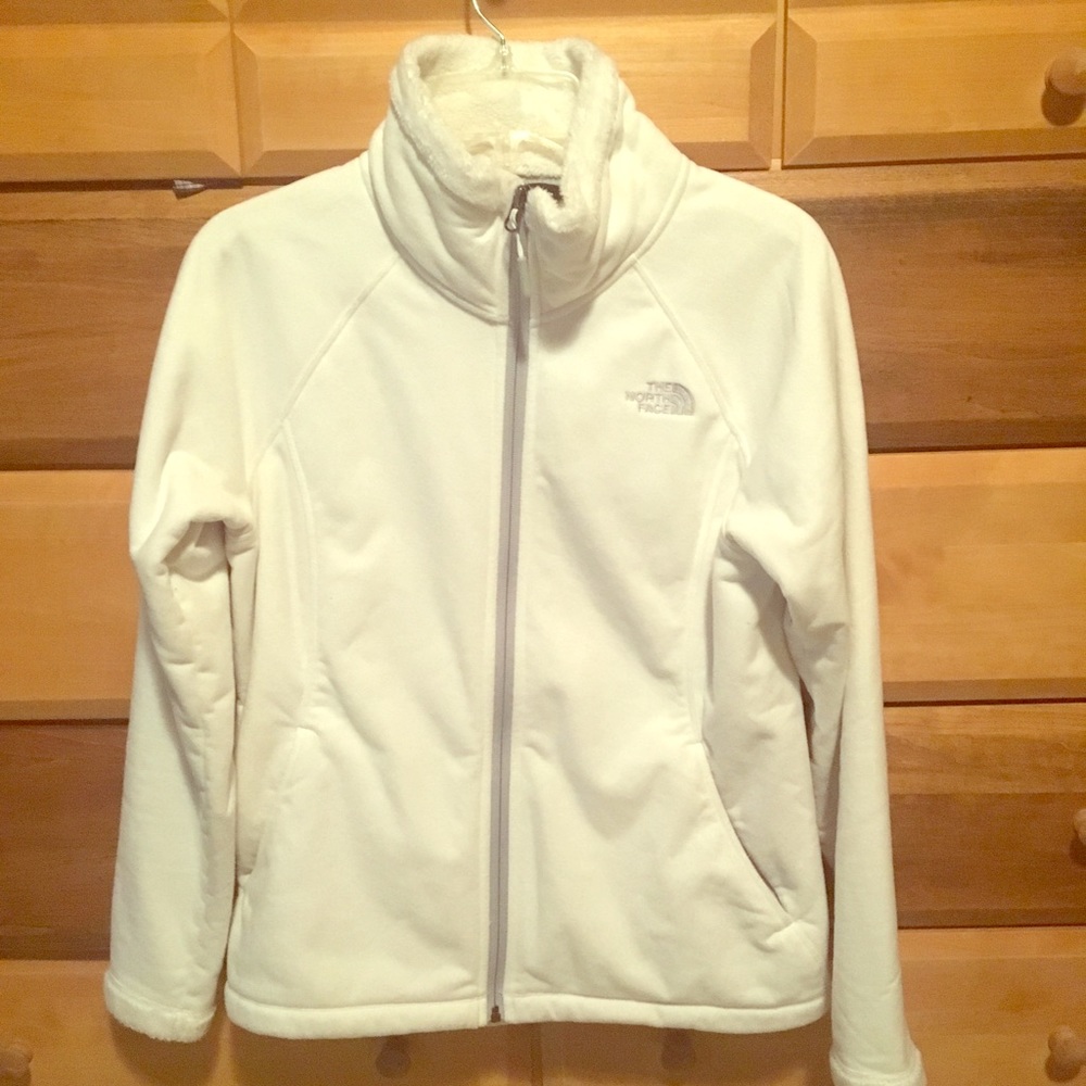 White/pearl NorthFace fleece